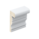 CR05AB chair rail/dado rail profile in primed FJ pine.