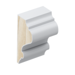 CR30 chair rail/dado rail profile in primed FJ pine.