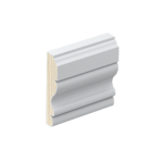 CR05B chair rail/dado rail profile in primed FJ pine.