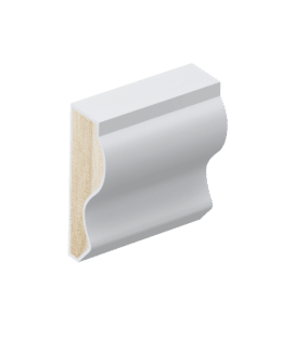 IN13 inlay mould profile in primed FJ pine.