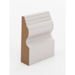 The SK110 skirting board profile in primed MDF and a height of 90mm.