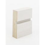 The SK342 skirting board profile in primed FJ pine and a height of 66mm.