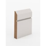 The SK399 skirting board profile in primed MDF and a height of 115mm.