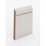 The SK399 skirting board profile in primed MDF and a height of 185mm.