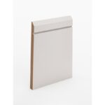 The SK399 skirting board profile in primed MDF and a height of 230mm.