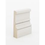 The SK552 skirting board profile in primed FJ pine and a height of 115mm.