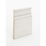 The SK552 skirting board profile in primed FJ pine and a height of 230mm.