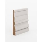 The SK81 skirting board profile in primed MDF and a height of 115mm.