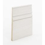 The SK81 skirting board profile in primed FJ pine and a height of 285mm.