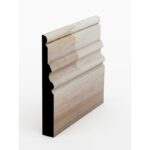The SK92 skirting board profile in FJ pine and a height of 135mm.