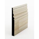 The SK92 skirting board profile in FJ pine and a height of 185mm.