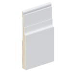 The SK29 skirting board profile in primed FJ pine and a height of 185mm.