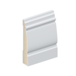 The SK522 skirting board profile in primed FJ pine and a height of 135mm.