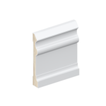 The SK77 skirting board profile in primed FJ pine and a height of 115mm.