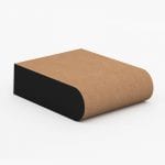 The SN02 sill nose profile in MDF and a size of 90mm W x 25mm D.
