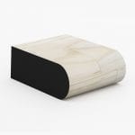 The SN03 sill nose profile in FJ pine and a size of 90mm W x 30mm D.
