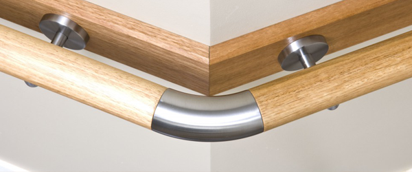 Timber Dowel Stainless Steel Rail Bends End Caps Brackets
