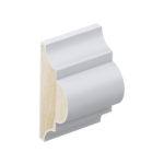 CR84 chair rail/dado rail profile in primed FJ pine.