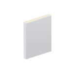 The WB01 wall batten profile in primed FJ pine.