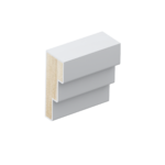 IN106 inlay mould profile in primed FJ pine.