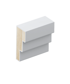 IN106 inlay mould profile in primed FJ pine.