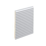 The LB35 lining board profile in primed FJ pine. Shown horizontally.