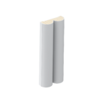 The DHR20 Double Half Round Moulding in primed FJ Pine.