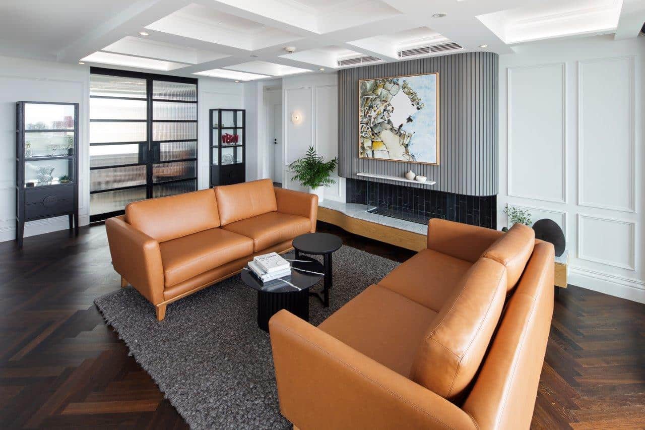 Wainscoting Contemporary Apartment Reno Intrim Mouldings