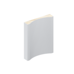 The WB43 wall batten profile in primed FJ pine.