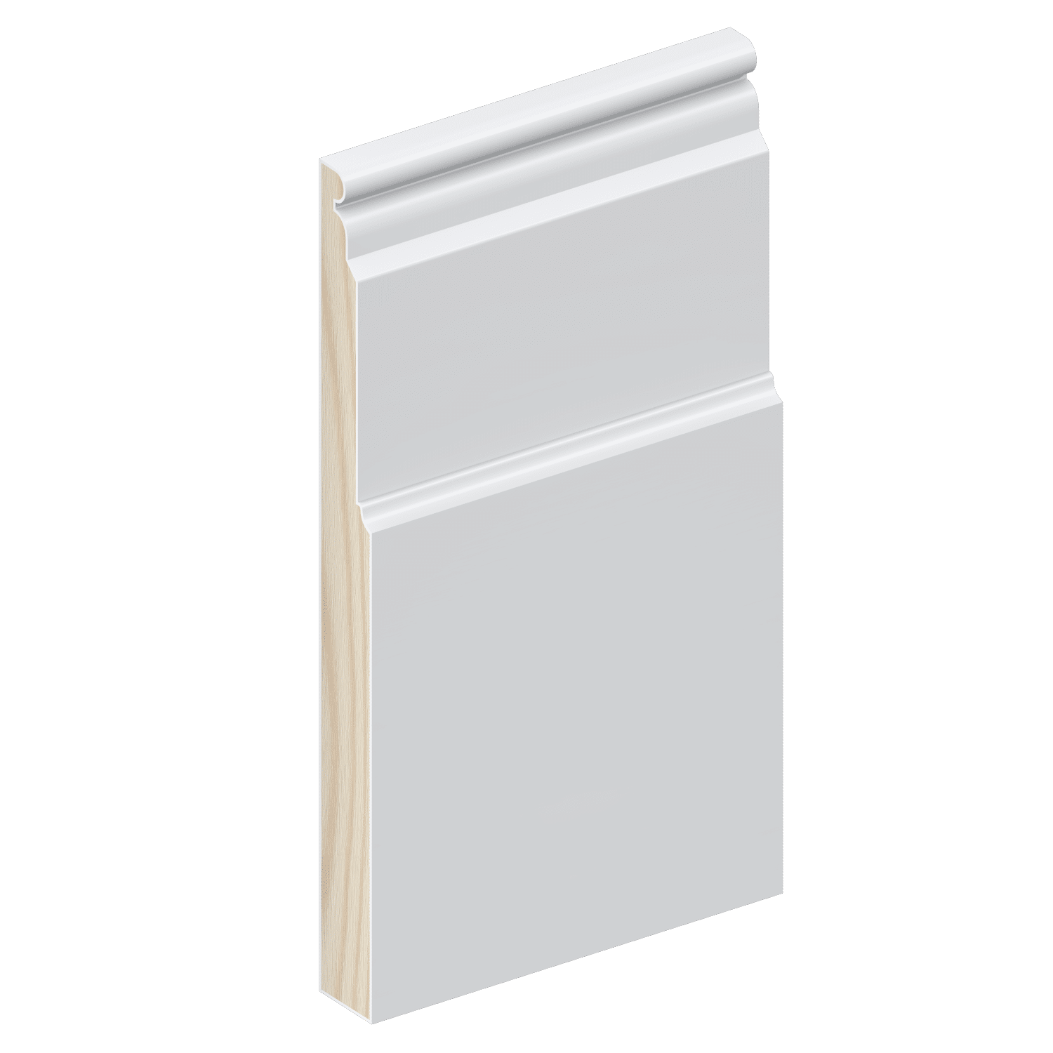 Intrim® SK433 Skirting Profile on a White Background