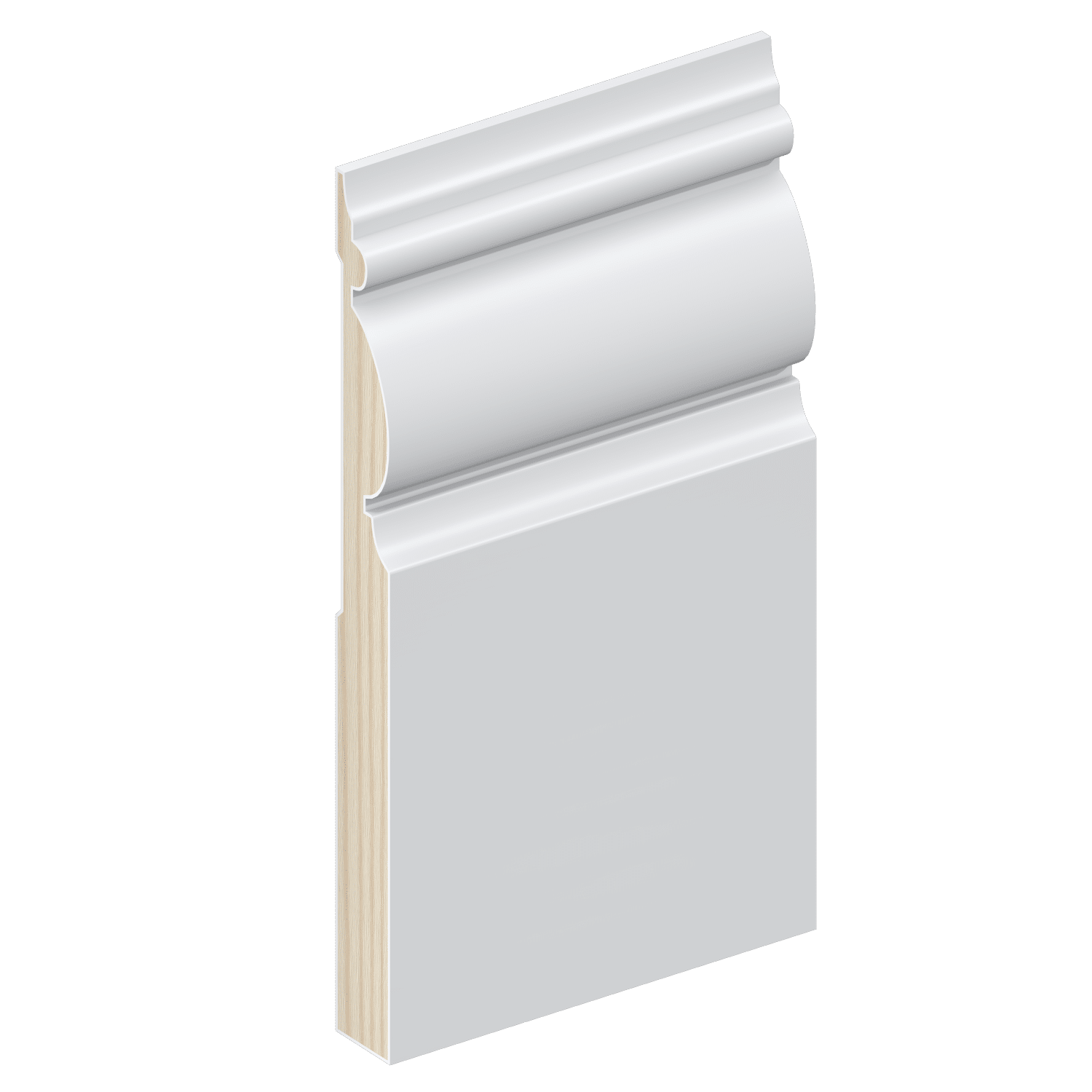 Intrim® SK945B Skirting Profile on a White Background