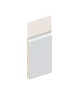 Intrim Nova Vita® SK821B Flush Finish Skirting
