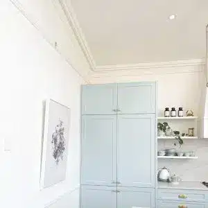 Timber picture rail moulding installed beneath ceiling line in a classic Australian interior