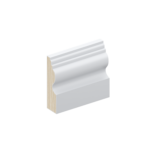 The SK110 skirting board profile in primed FJ pine and a height of 90mm.