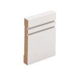 The SK1607 skirting board profile in primed MDF and a height of 115mm.