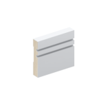 The SK1607 skirting board profile in primed FJ pine and a height of 90mm.