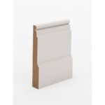 The SK433 skirting board profile in primed MDF and a height of 115mm.