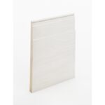 The SK433 skirting board profile in primed FJ pine and a height of 285mm.