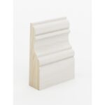 The SK498 skirting board profile in primed FJ pine and a height of 66mm.