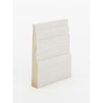 The SK4862 skirting board profile in primed FJ pine and a height of 115mm.