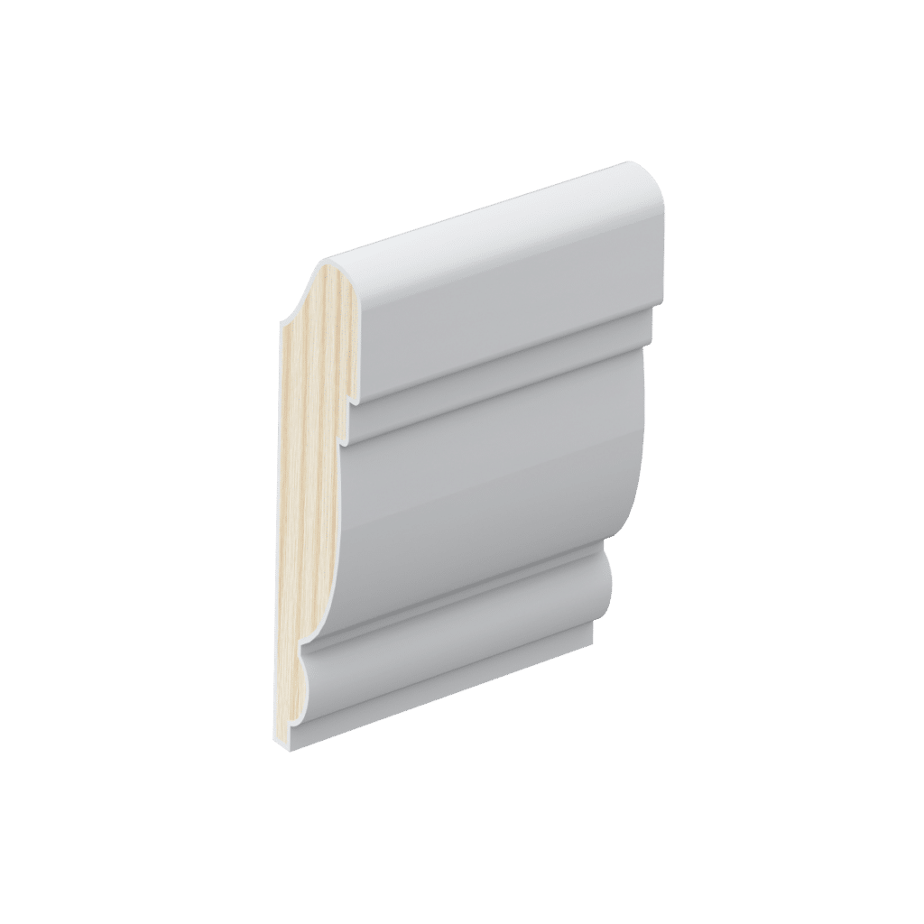 The PR20 picture rail profile in primed FJ pine.