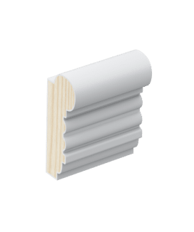The PR27 picture rail profile in primed FJ pine.