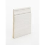 The SK132 skirting board profile in primed FJ pine and a height of 230mm.