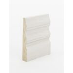 The SK343 skirting board profile in primed FJ pine and a height of 115mm.
