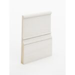 The SK551 skirting board profile in primed FJ pine and a height of 230mm.