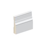 The SK348 skirting board profile in primed FJ pine and a height of 90mm.