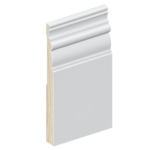 The SK71 skirting board profile in primed FJ pine and a height of 185mm.