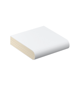 The SN01 sill nose profile in primed FJ pine and a size of 90mm W x 18mm D.
