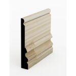 The SK91 skirting board profile in FJ pine and a height of 115mm.